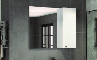 Зеркало-шкаф Comforty Амстердам-95 белый